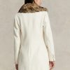 Cream Women’s Ralph Lauren Faux Fur-Collar Double-Breasted Coats Cream Women’s Ralph Lauren Faux Fur-Collar Double-Breasted Coats