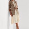 Cream Women’s Ralph Lauren Linen-cotton Knit Skirts Cream Women’s Ralph Lauren Linen-cotton Knit Skirts