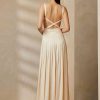 Cream Women’s Ralph Lauren Talbert Crepe-Back-Satin Evening Dress Cream Women’s Ralph Lauren Talbert Crepe-Back-Satin Evening Dress