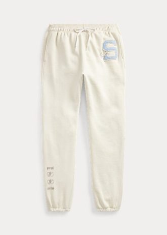 Cream Women’s Ralph Lauren The Spelman Collection Fleece Sweatpants