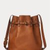 Cuoio Women’s Ralph Lauren Leather Large Bellport Bucket Bags