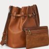 Cuoio Women’s Ralph Lauren Leather Large Bellport Bucket Bags