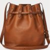 Cuoio Women’s Ralph Lauren Leather Large Bellport Bucket Bags
