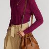 Cuoio Women’s Ralph Lauren Leather Large Bellport Bucket Bags