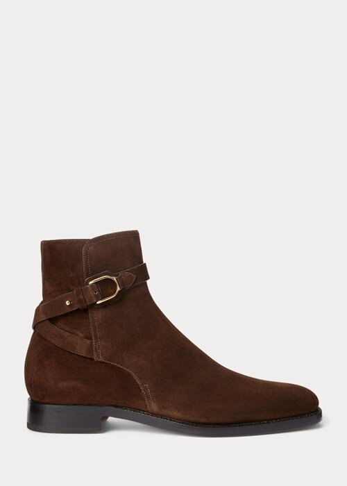 Dark Brown Men’s Ralph Lauren Welington Calf-Suede Boots Dark Brown Men’s Ralph Lauren Welington Calf-Suede Boots