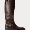 Dark Brown Men’s Ralph Lauren Welington Calfskin Boots Dark Brown Men’s Ralph Lauren Welington Calfskin Boots