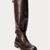 Dark Brown Men’s Ralph Lauren Welington Calfskin Boots Dark Brown Men’s Ralph Lauren Welington Calfskin Boots