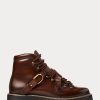 Dark Brown Women’s Ralph Lauren Dimicia Welington Hand-Burnishedie Boots