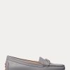 Dark Grey Women’s Ralph Lauren Barnsbury Nappa Leather Driver Loafers