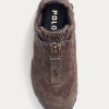 Dark Grey Women’s Ralph Lauren Grayson Calf-Suede Zip Sneakers Dark Grey Women’s Ralph Lauren Grayson Calf-Suede Zip Sneakers