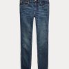Dark Indigo Women’s Ralph Lauren Tompkins Skinny Crop Jeans