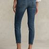 Dark Indigo Women’s Ralph Lauren Tompkins Skinny Crop Jeans