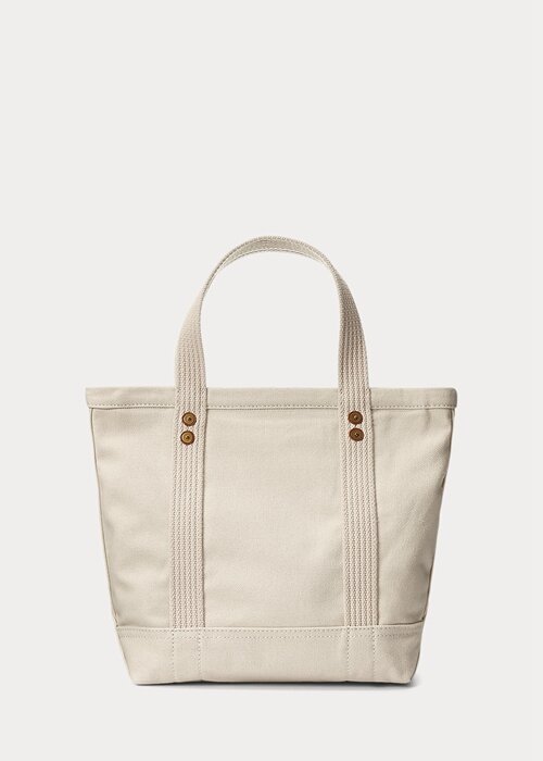 Ecru Multi Women’s Ralph Lauren Canvas Small New Orleans Polo Bear Tote Bags Ecru Multi Women’s Ralph Lauren Canvas Small New Orleans Polo Bear Tote Bags