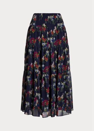 Flower Women’s Ralph Lauren Floral Crinkle Georgette Skirts