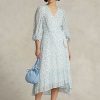 Flower Women’s Ralph Lauren Floral Crinkle Georgette Wrap Dress Flower Women’s Ralph Lauren Floral Crinkle Georgette Wrap Dress