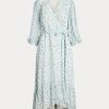 Flower Women’s Ralph Lauren Floral Crinkle Georgette Wrap Dress Flower Women’s Ralph Lauren Floral Crinkle Georgette Wrap Dress