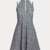 Flower Women’s Ralph Lauren Floral Hybrid Mesh & Jersey Dress