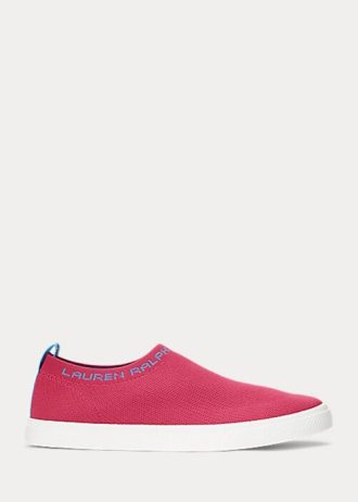 Fuchsia Women’s Ralph Lauren Jordyn Slip-On Sneakers