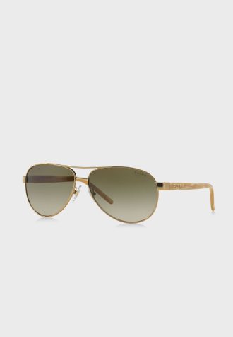 Gold Women’s Ralph Lauren 0RA4004 Aviator Sunglasses