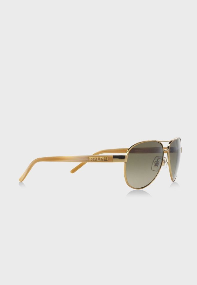 Gold Women’s Ralph Lauren 0RA4004 Aviator Sunglasses