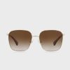 Gold Women’s Ralph Lauren 0Ra4136 Oversized Sunglasses