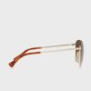 Gold Women’s Ralph Lauren 0Ra4136 Oversized Sunglasses