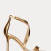 Gold Women’s Ralph Lauren Gabriele Metallic Leather Sandals Gold Women’s Ralph Lauren Gabriele Metallic Leather Sandals