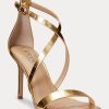 Gold Women’s Ralph Lauren Gabriele Metallic Leather Sandals Gold Women’s Ralph Lauren Gabriele Metallic Leather Sandals