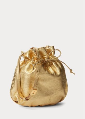 Gold Women’s Ralph Lauren The Pony Handbag