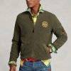 Green Men’s Ralph Lauren Brushed Fleece Bomber Jackets Green Men’s Ralph Lauren Brushed Fleece Bomber Jackets
