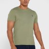 Green Men’s Ralph Lauren Chest Logo Crew Neck T Shirts