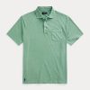 Green Men’s Ralph Lauren Classic Fit Cotton-Linen Polo Shirts Green Men’s Ralph Lauren Classic Fit Cotton-Linen Polo Shirts