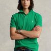 Green Men’s Ralph Lauren Custom Slim Fit Mesh Polo Shirts