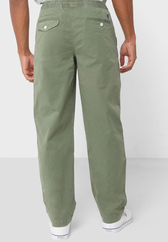 Green Men’s Ralph Lauren Drawstring Relaxed Fit Chinos Pants