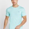 Green Men’s Ralph Lauren Essential Crew Neck T Shirts Green Men’s Ralph Lauren Essential Crew Neck T Shirts