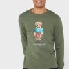 Green Men’s Ralph Lauren Graphic Crew Neck T Shirts