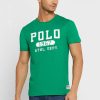 Green Men’s Ralph Lauren Logo Crew Neck T Shirts