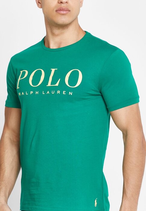 Green Men’s Ralph Lauren Logo Crew Neck T Shirts Green Men’s Ralph Lauren Logo Crew Neck T Shirts