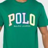 Green Men’s Ralph Lauren Logo Crew Neck T Shirts