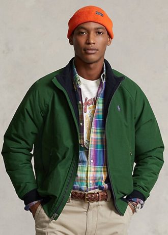 Green Men’s Ralph Lauren Raglan-Sleeve Jackets