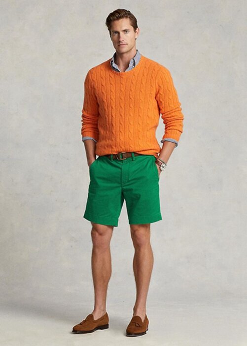 Green Men’s Ralph Lauren Stretch Straight Fit Chino Shorts Green Men’s Ralph Lauren Stretch Straight Fit Chino Shorts