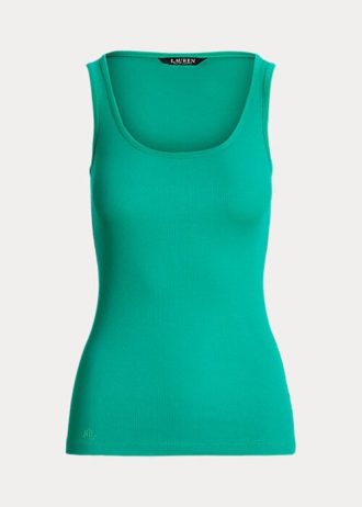 Green Women’s Ralph Lauren Cotton-Blend Tanks