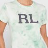 Green Women’s Ralph Lauren Crew Neck Graphic T Shirts