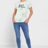 Green Women’s Ralph Lauren Crew Neck Graphic T Shirts