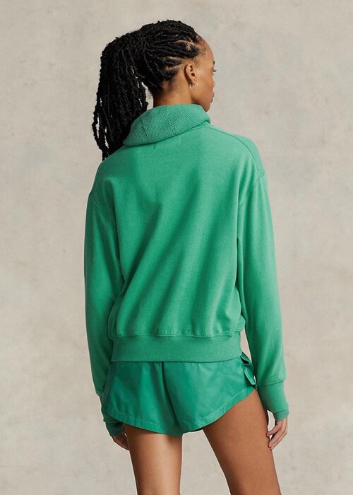 Green Women’s Ralph Lauren Fleece Crewneck Sweatshirts Green Women’s Ralph Lauren Fleece Crewneck Sweatshirts