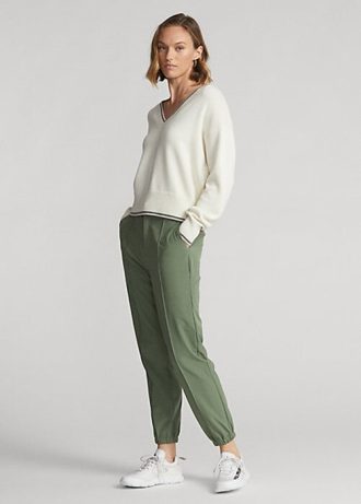 Green Women’s Ralph Lauren Four-Way-Stretch Jogger Pants
