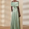 Green Women’s Ralph Lauren Merridan Pleated Jersey Evening Dress Green Women’s Ralph Lauren Merridan Pleated Jersey Evening Dress