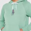 Green Women’s Ralph Lauren Pocket Detail Knitted Hoodie