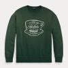 Green Women’s Ralph Lauren Ralph’s Coffee Crewneck Sweatshirts Green Women’s Ralph Lauren Ralph’s Coffee Crewneck Sweatshirts