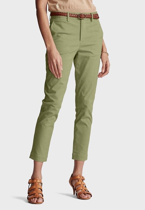 Green Women’s Ralph Lauren Straight Cropped Pants Green Women’s Ralph Lauren Straight Cropped Pants